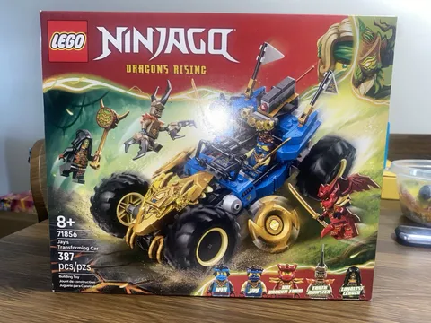 Lego Ninjago Jays Transforming Car Set 387 Pieces Age 8+