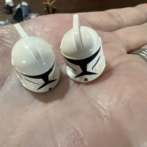 LEGO Star Wars Phase 1 Clone Trooper Helmet Lot 2002 Rare Authentic