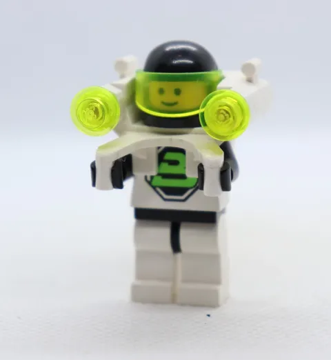 Blacktron 2 W/ Jetpack 6812 6878 Classic Space LEGO Minifigure Figure