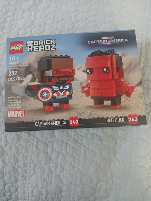 LEGO BrickHeadz: Marvel 40668 Captain America & Red Hulk