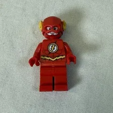 Lego Justice League Minifigure - The Flash (sh0473) Gold Outlines 76098 211904