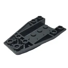 Lego Part 43713 Wedge 6 x 4 Triple Inverted Curved Black