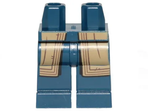 LEGO® Part 970c00pb1066 - Hips and Legs with SW Mandalorian Dark Tan Robe