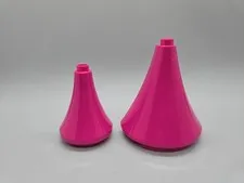 Lego Duplo Pink Purple Tower Roof Spire Tapered Cone Cylinder Castle 2 Pcs