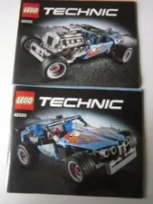 LEGO Technic instructions instruction 42022: 2 pieces racing cars racing cars