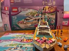 LEGO Friends 41015 Dolphin Cruiser – Complete Set with Minidolls & Accessories