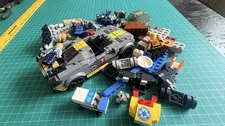 LEGO Mixed Parts Lot Captain Marvel Corvette C8 Police Car Minifigs Marvel