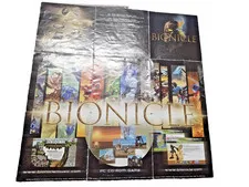 LEGO Bionicle Power Pack Instruction Leaflet with Mata Nui Map Tahu Nui Jaga