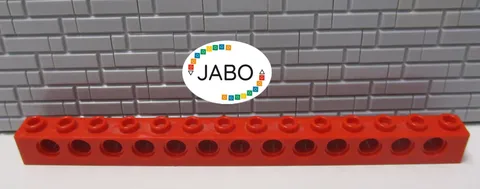 (J15/1/7) LEGO Technic 2 x 32018 Perforated Beam 1x14 Black 10027 8229 4586