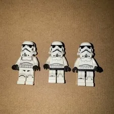 Lego Star Wars Imperial Stormtrooper Minifigure Lot 3 Trooper Figure Battle Pack