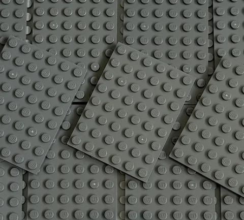 100% Authentic Lego Basic Plate 6x8 Building Blocks Qty 10 No 3036