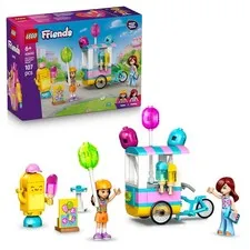 LEGO Friends Bancarella dei Gelati con Palloncini - Negozio Giocattolo con Bici,