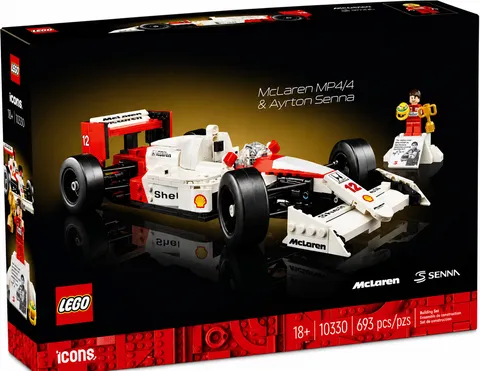 LEGO Icons: Mclaren Mp4/4 & Ayrton Senna #10330 New in Box !!