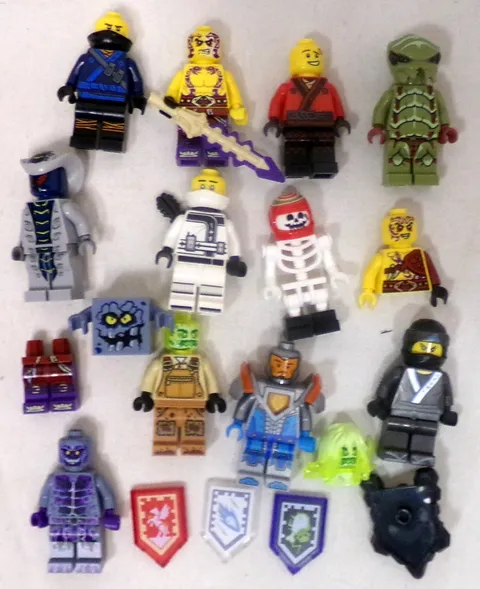 LEGO Ninjago Hidden Side Nexo Knights Minifigure Lot El Fuego Jay Kai