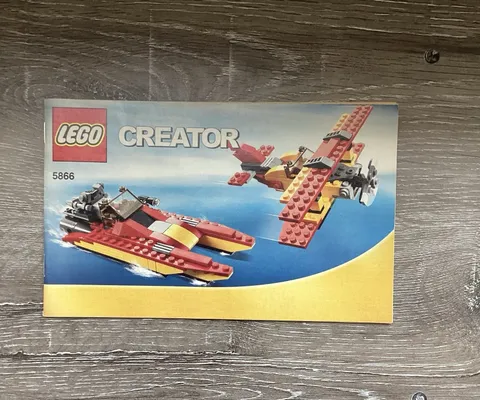 Lego Creator Rotor Rescue Building Instructions 5866 Booklet