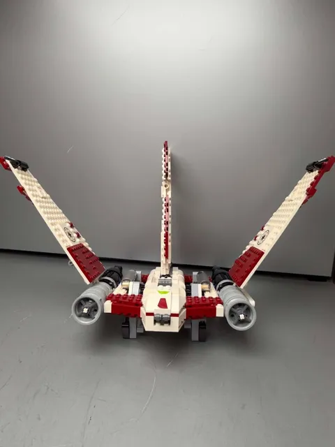 USED LEGO Star Wars The Clone Wars V-19 Torrent  7674 NO MINIFIGURES INCOMPLETE