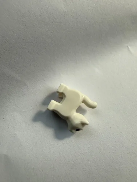 LEGO-NEW-#80686pb01-WHITE-KITTEN-1  (ONE)PIECE