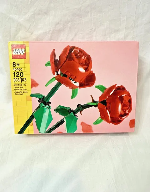 LEGO Botanicals: Roses (40460) | Set of Two Red Roses | 120 Pieces