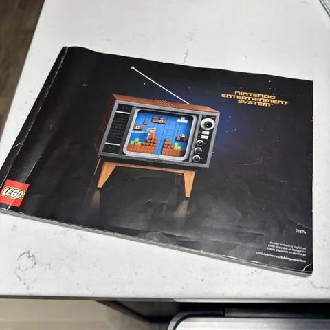 LEGO Manual Only 71374 Nintendo Entertainment System Super Mario Instructions