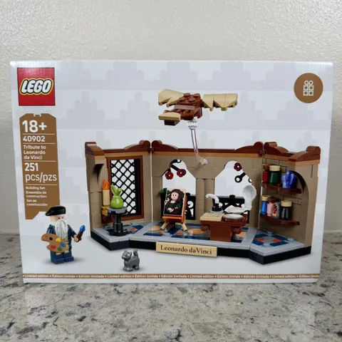 LEGO 40902: Leonardo Da Vinci Tribute Set - Free Shipping In Hand Ready To Ship