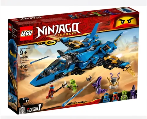 Lego Ninjago Legacy 70668 Jay's Storm Fighter Jet Model