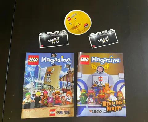 SDCC 2026 LEGO Magazine & Stickers LOT Ninjago One Piece Pokemon Smart Play