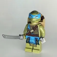 LEGO TMNT Leonardo 79116 Movie Minifigure w/ 2 Katanas & Shell 2014
