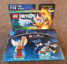 Lego Dimensions Chima 71232 Fun Pack ERIS and EAGLE INTERCEPTOR New!!!