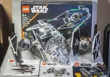 LEGO Star Wars LOT Tie Fighter 75300, Tie Bomber 75347, Tie Interceptor 75348