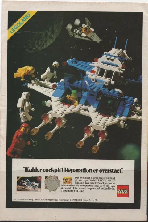 LEGO ADVERTISING INSERTS #  5-2535 # SPACE # 1983 #