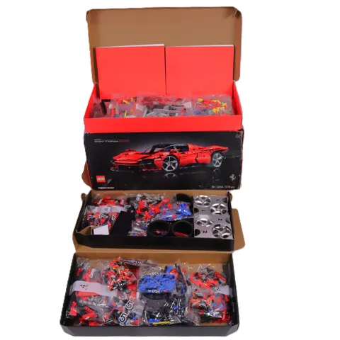 LEGO 42143 Ferrari Daytona SP3 Technic Model Car Set Adults Ages 18+ Open Box
