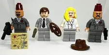 LEGO Minifigure Indiana Jones Elsa Schneider Kazim Lot Set Bulk Sale