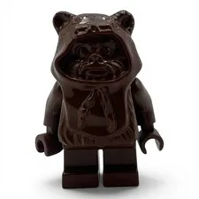 Lego Star Wars Ewok Wicket All Brown Hood Minifigure sw0050 From Set 7139 Fig