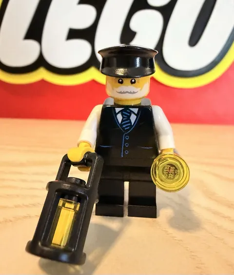 Lego City Limousine Driver Minifigure With Accessories 