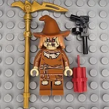 Lego DC Super Heroes Minifigure SH0275 Scarecrow Dark Orange Floppy Hat