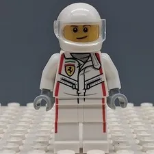 Lego Speed Champion 1970 Ferrari 512 M Driver Minifigure sc097