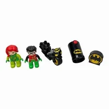 Lego Duplo Replacement Poison Ivy, Robin, Motorcycle, Cannon Lot