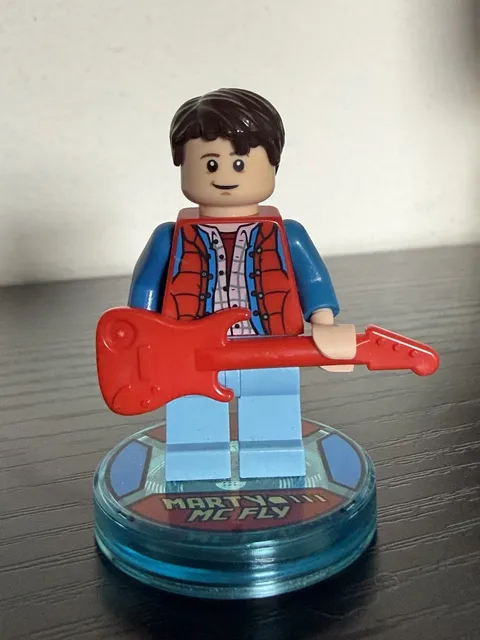 LEGO Dimensions Back to the Future Marty McFly Minifigure w/ Guitar 71201