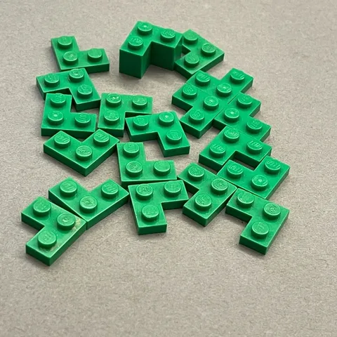 Lego 2357 2420 Green Replacement Parts Pieces Lot of 19