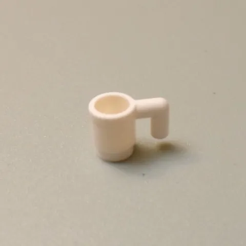 Lego x1 White Utensil Cup, 3899 (028-297)