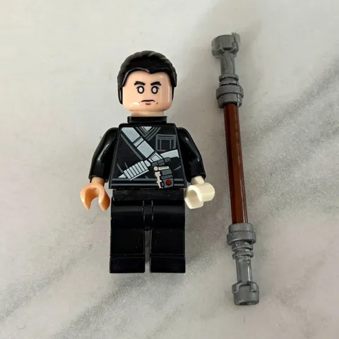 LEGO Minifigure Star Wars Chirrut Imwe Rogue One w/ Staff (Minifigure & Rod)