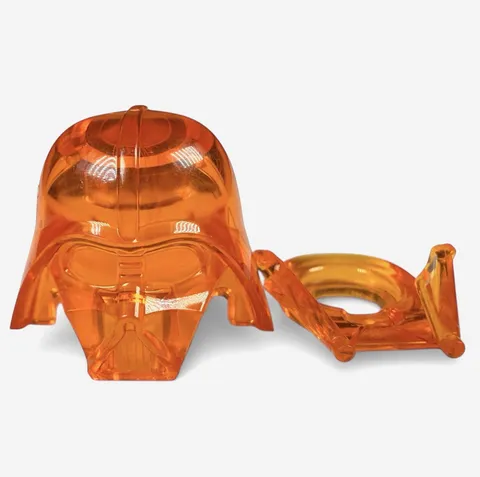 Official LEGO Unreleased Star Wars Darth Vader Trans Orange Monochrome Helmet