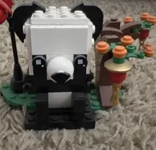 LEGO Chinese New Year Panda (retired set,missing 2 pandas, unassembled delivery)