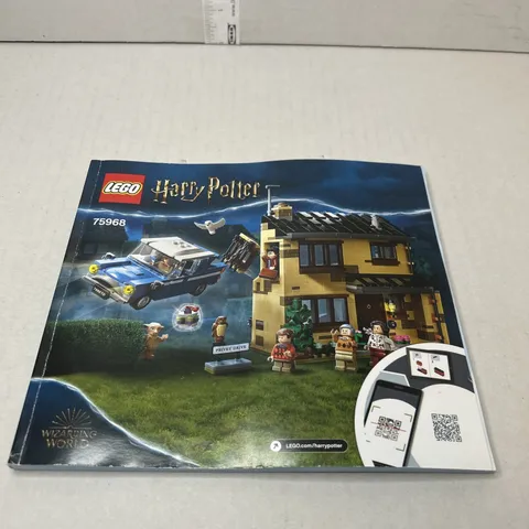 LEGO 75968 Harry Potter Privet Drive Instruction Manual Book Only
