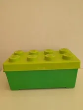 lego green storage box