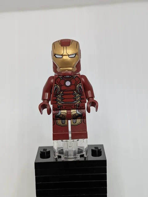 LEGO Marvel Iron Man Mark 50 Minifigure 76108 76125 Infinity sh498 sh0498 Crack