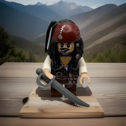 LEGO DISNEY PIRATES OF THE CARIBBEAN CAPTAIN JACK SPARROW Minifigure #71042