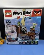 LEGO The Angry Birds Movie 75825 Piggy Pirate Ship 100% Complete w/Box No Manual