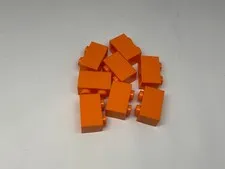 LEGO 2X1 Orange Brick 3004 8Pcs