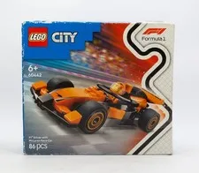LEGO City 60442 F1 Driver With McLaren Race Car Formula 1 Sealed New Box Wear